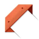 Origami Shape - triangle - High Resolution PNG