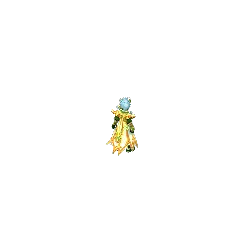 Blue-Haired Character - wings - Free Download PNG
