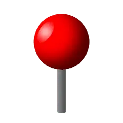 Lollipop - red - spherical - Lossless PNG