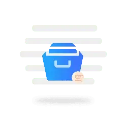 Blue Shopping Cart - icon - Transparent Background PNG