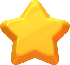 Star - game prop - High Resolution PNG