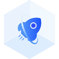 Blue Rocket - Designer's Pick PNG