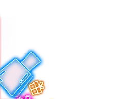 Gift Box - neon light - High Resolution PNG