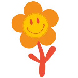 Smiley Flower - smile - Lossless PNG