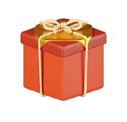 Gift Box - PNG - red