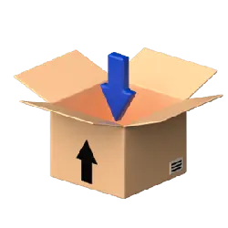 Cardboard Box - express - package box - Free PNG