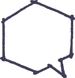 Hexagon Speech Bubble - graphic design - Free Download PNG