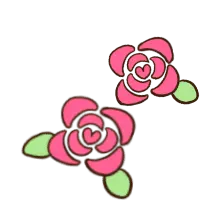 Pink Flowers - decorative - High Resolution PNG