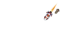 Heart Rocket - flying vehicle - High Resolution PNG