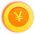 Yellow Yen Symbol - icon - PNG Images