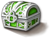 Treasure Chest - metal - green - Lossless PNG
