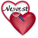 Heart Pattern - magnifying glass - Free Download PNG