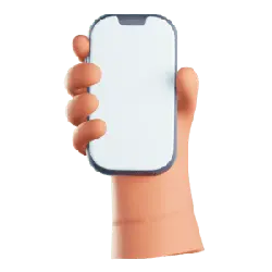 Hand Holding Smartphone - animation - High Resolution PNG