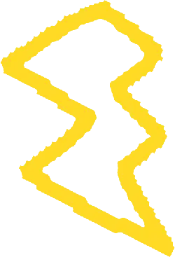 Lightning Bolt Symbol - logo - yellow - High Resolution PNG