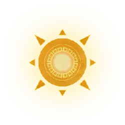 Sun Pattern - icon - symbol - No Background PNG
