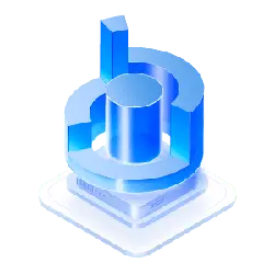 Blue Geometric Shape - Curated PNG