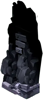 Stone Statue of a Person - gray - High Resolution PNG