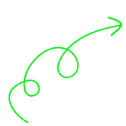 Spiral Arrow - abstract - Free PNG