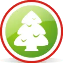 Christmas Tree - round - Transparent Layer PNG
