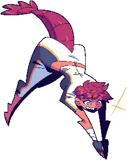 Red-haired Boy - jumping - Free Download PNG