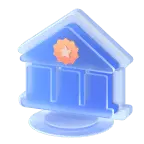 Bank Icon - house - Transparent Background PNG