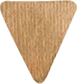 Brown Triangle - brown - No Watermark PNG