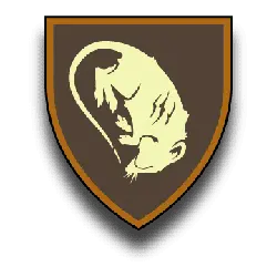 Sleeping Mouse - shield - No Watermark PNG