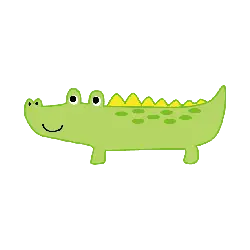 Cartoon Crocodile - Trending PNG