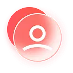 Red Circle Emoji - red - Transparent Layer PNG