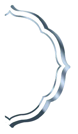 Silver Decorative Frame - lines - No Background PNG