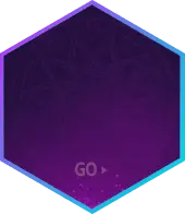 Purple Hexagon - tech feel - High Resolution PNG