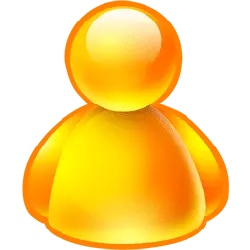 Orange Person Icon - symbol - Free Download PNG