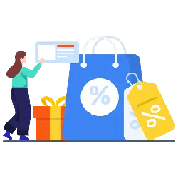 Shopping Bag and Coupon - gift - PNG Images