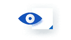 Blue Eye Pattern - graphic design - High Resolution PNG