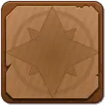 Star Pattern - brown - Transparent Background PNG