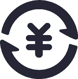 Recycle Yen Symbol - logo - No Background PNG