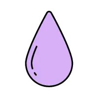 Purple Water Drop - logo - Free PNG