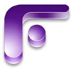Purple F Logo - logo - Lossless PNG