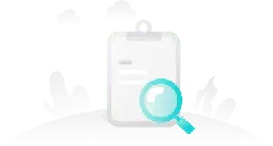 White Folder - magnifying glass - Free PNG