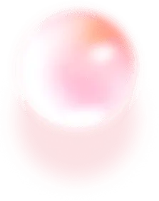 Pink Light Sphere - light source - No Background PNG