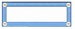 Blue Border Rectangle - Trending PNG