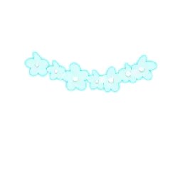 Blue Flower Necklace - jewelry - Transparent Layer PNG