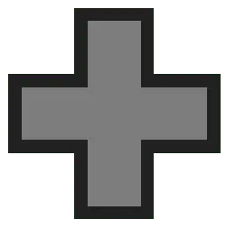 Cross Pattern - gray - geometric shape - Free Download PNG