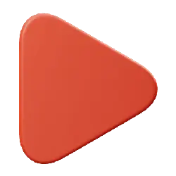 Play Button - red - video - No Background PNG