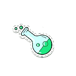 Green Chemistry Flask - research - No Watermark PNG