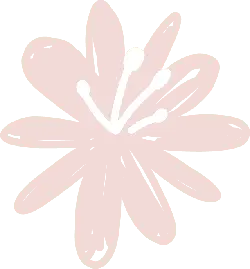 Abstract Flower - pink - line - Lossless PNG