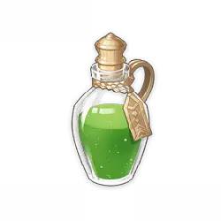 Green Potion Bottle - gold - Free Download PNG