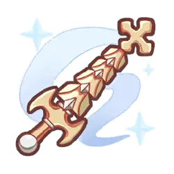 Gold Sword - cartoon - No Background PNG