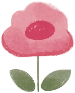 Pink Flower - drawing - Free Download PNG