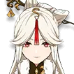 White Hair Girl - red eyes - High Download Count PNG